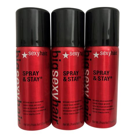 Big Sexy Hair Spray Stay Intense Hold Hairspray Trio Oz Each Ebay