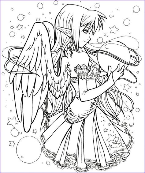 Realistic Anime Coloring Pages Julietecgreer