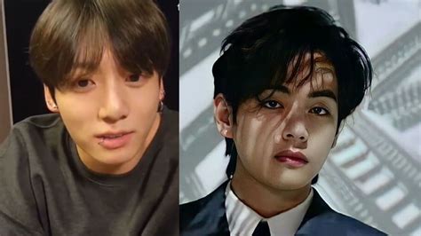bts drunk jungkook confesses taehyung is the most handsome man he has ever seen v live highlights