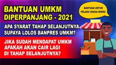 Setelah menerima sms tersebut, hendaknya segera lakukan verifikasi ke bank penyalur yang telah ditentukan, agar bantuan blt umkm rp 1,2 juta untuk anda dapat dicairkan segera. BPUM UMKM Daftar Online Terbaru 2021 Tak Bisa, Cek ...