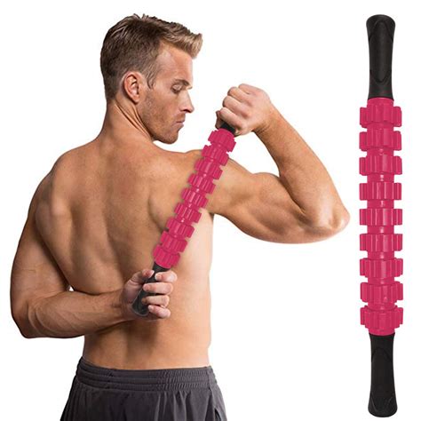 Fitsy® Deep Tissue Massage Roller Stick Trigger Point Muscle Roller For Cramp Muscle Soreness
