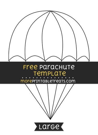 Parachute Template Large