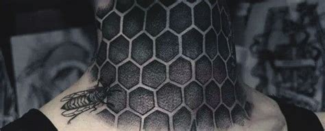 80 Honeycomb Tattoo Designs For Men Hexagon Ink Ideas Honeycomb