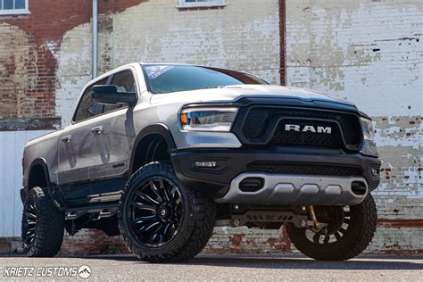 Lifted 2019 Ram 1500 Rebel With 22×12 Fuel Blitz Wheels And 6 Inch