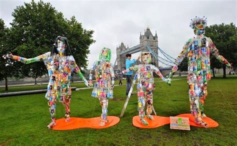 Recycled Plastic Bottle Sculptures Recycle Plastic Bottles Recycling Recycled Art Projects