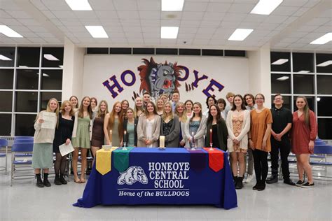 National Honor Society Secondary Honeoye Central School District