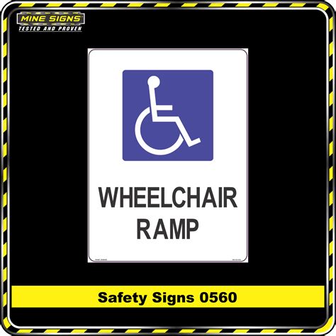 Wheelchair Access Ramp With Right Arrow Sign Ph