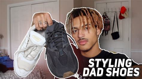 how to style dad shoes youtube