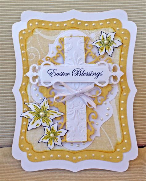 Easter Blessings Card Heartfelt Creations Easter Cards Handmade