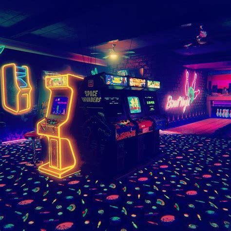 Pin By Nick On Psychedelic Arcade Room Neon Aesthetic Arcade