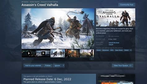 Ubisoft Games Return To Steam Assassins Creed Valhalla Will Be