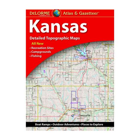 Kansas Road Atlas Our Products Aux Quatre Points Cardinaux