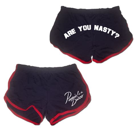 Are You Nasty Shorts Navyred Panic At The Disco