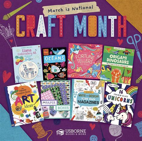 March Is National Craft Month In 2022 Monthly Crafts Book Crafts