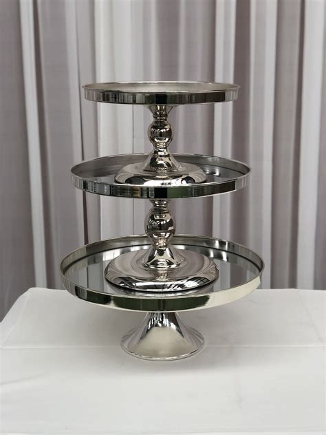 Silver Cake Stand On Pedestal Weddings Of Distinction