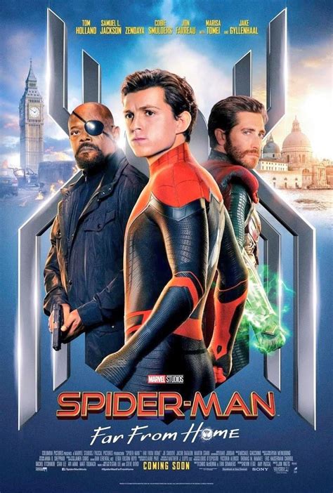 Spider Man Far From Home Gets New Posters Featuring Spidey Mysterio And Nick Fury