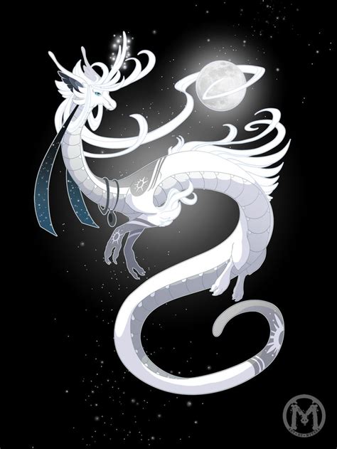 Dragon A Day Jan10 The Moon By Mythka Dragon Artwork Creature