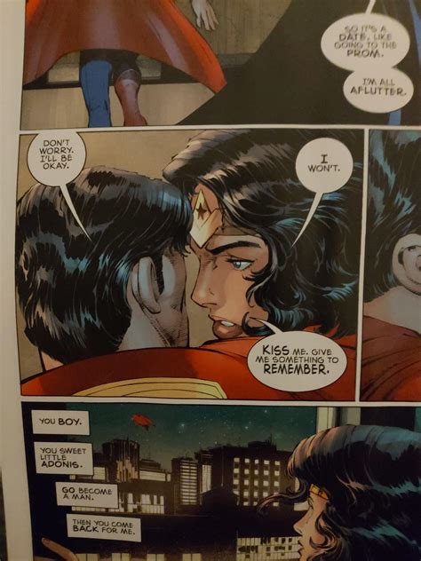 frank miller writing wonder woman she has known superman for an hour tops at this point of