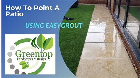 How To Point A Patio Using Easyjoint Youtube