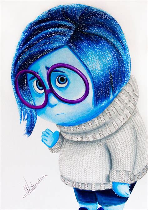 Drawing Sadness Inside Out Sadness Inside Out Cartoon Drawings