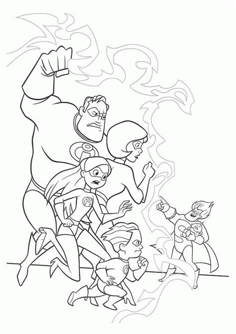 Or else, do online coloring directly from your tab, ipad or on our web feature for this elastigirl from the incredibles coloring page. Incredibles Coloring Pages - Coloringpages1001.com
