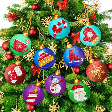 Christmas Tree Ornaments Diamond Painting Kit With Free Shipping 5d