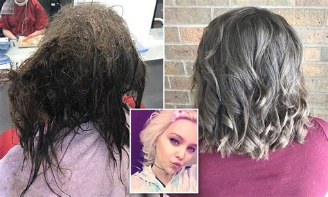 Iowa Hairdresser Fixes Depressed Teens Matted Hair Daily Mail Online