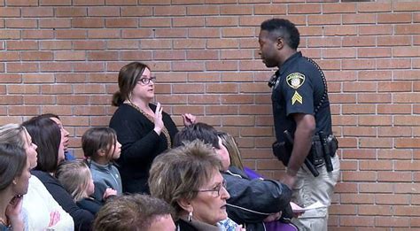 Teacher Handcuffed At A School Meeting After Speaking Out About Pay