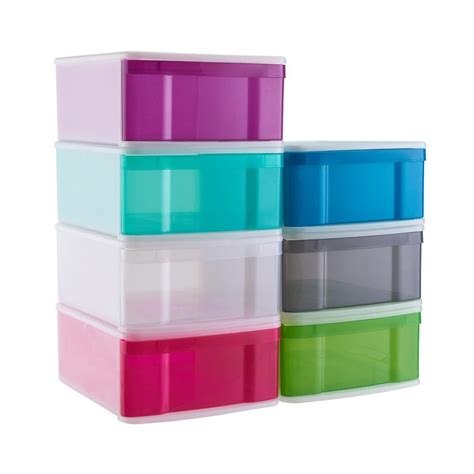 Large Tint Stackable Storage Drawer | Storage drawers, Stackable storage, Toy storage