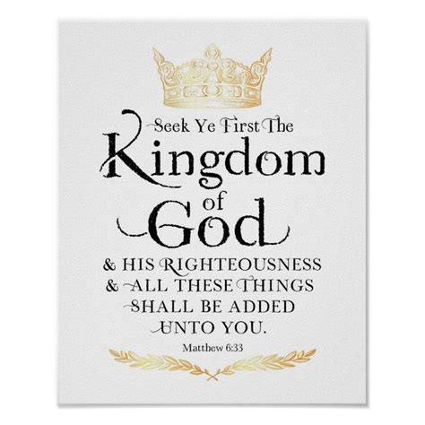 seek ye first the kingdom of god art print zazzle the kingdom of god god sticker god art