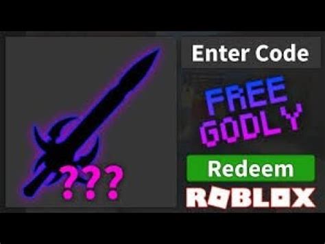 If you do.those knife codes are perfect for you! MM2 GODLY GIVEAWAY (Roblox Murder Mystery 2) - YouTube