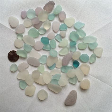 Natural Surf Tumbled Beach Sea Glass Lot Of 78 Soft Pastels Etsy Soft Pastel Crafts