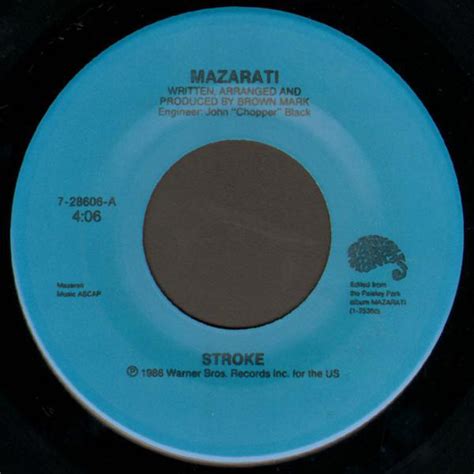 Mazarati Stroke 1986 Vinyl Discogs