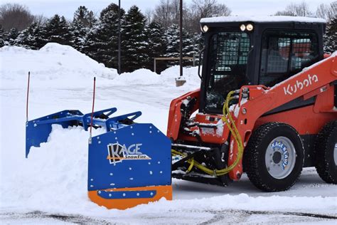 Why Is A Kage Snow Pusher Better Than A Loader Bucket Kage Innovation