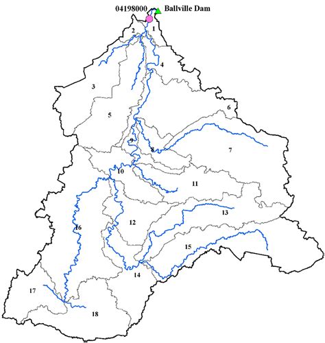 Usgs Gages In The Sandusky River Watershed Download Scientific Diagram