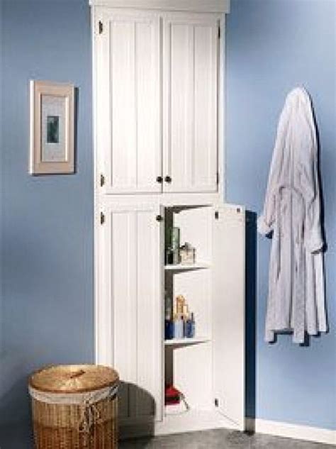 How To Build A Corner Linen Cabinet Adding Extra Storage Space