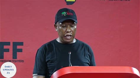 Cic Julius Malema Address Press Conference Live Youtube