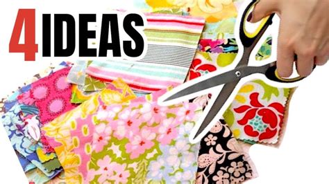 4 Fabric Crafts Ideas Youtube