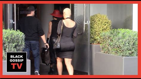 Amber Rose Flaunts Her Assets In Hollywood Youtube