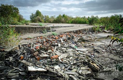 Asbestos On Brownfield Land Photograph By Robert Brookscience Photo