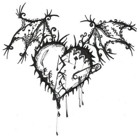 Heart Drawing 3 Art Cool Heart Drawings Broken Heart Drawings