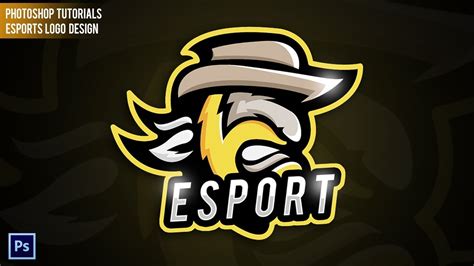 How To Make Esports Logo With Photoshop Mascot Gaming Logo Youtube