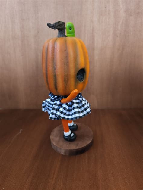 Pumpkin Girl Penelope Art Doll Coven Of Cuteness