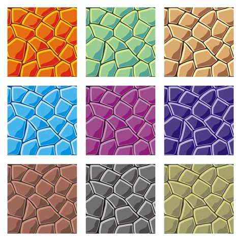 Premium Vector Seamless Texture Pattern Of Stones