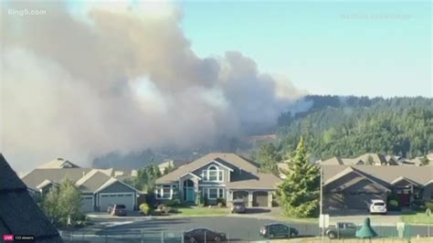 Fires Spread Across Western Washington Homes Evacuated In Bonney Lake