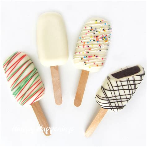 Add in frosting and mix well. How to make Cakesicles (cake pop popsicles) | Hungry Happenings