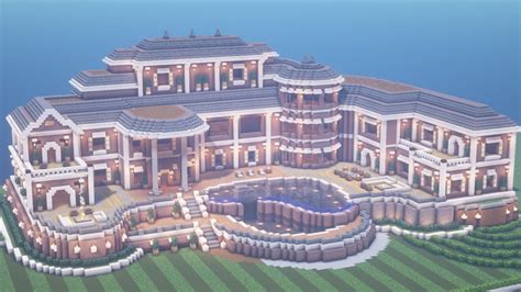 Minecraft GIANT Suburban Mansion Tutorial Part 1 YouTube