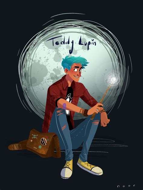 a man with blue hair sitting on the ground next to luggage and holding a stick