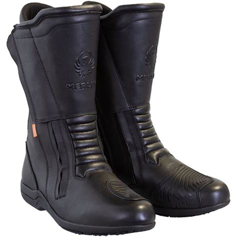 Merlin Thor Leather Boots Black Free Uk Delivery