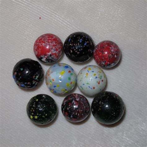 vintage glassware collectibles speckled vintage collectible glass marbles by fortunecrafts